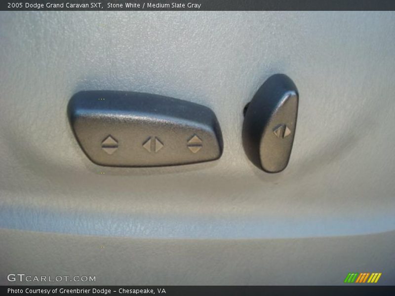 Stone White / Medium Slate Gray 2005 Dodge Grand Caravan SXT