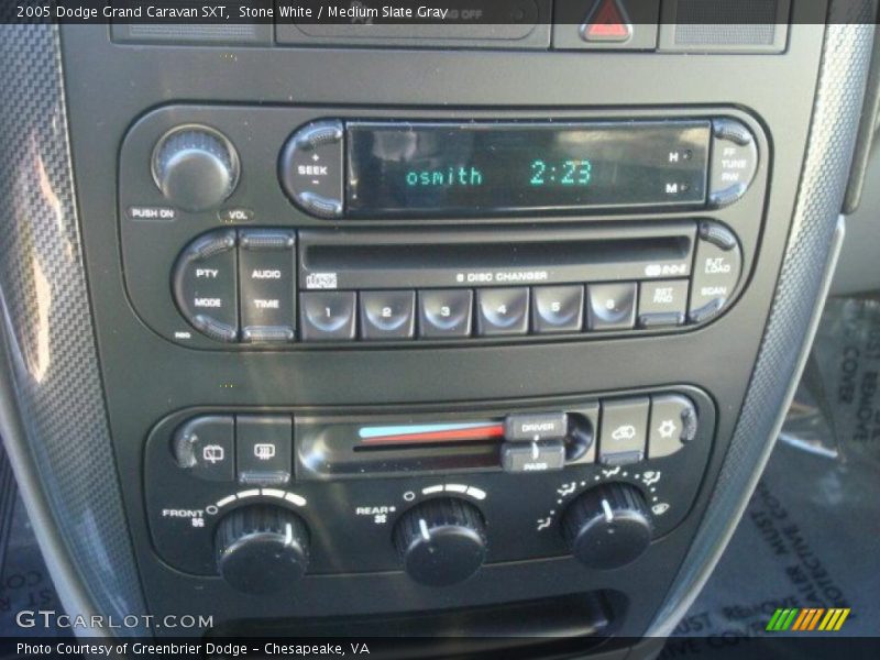 Stone White / Medium Slate Gray 2005 Dodge Grand Caravan SXT