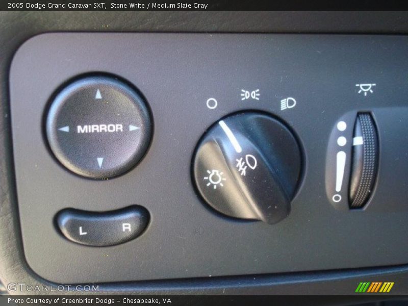 Stone White / Medium Slate Gray 2005 Dodge Grand Caravan SXT