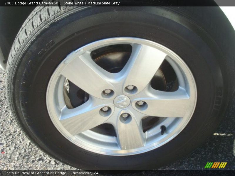 Stone White / Medium Slate Gray 2005 Dodge Grand Caravan SXT