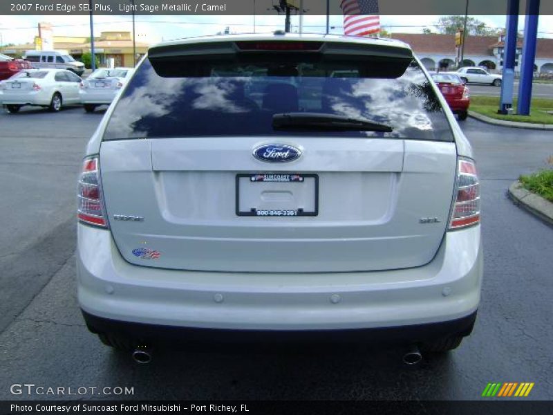 Light Sage Metallic / Camel 2007 Ford Edge SEL Plus