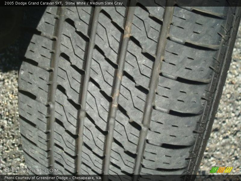 Stone White / Medium Slate Gray 2005 Dodge Grand Caravan SXT