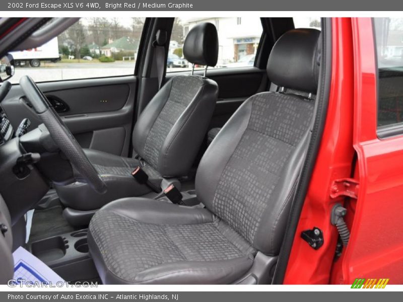  2002 Escape XLS V6 4WD Medium Graphite Interior