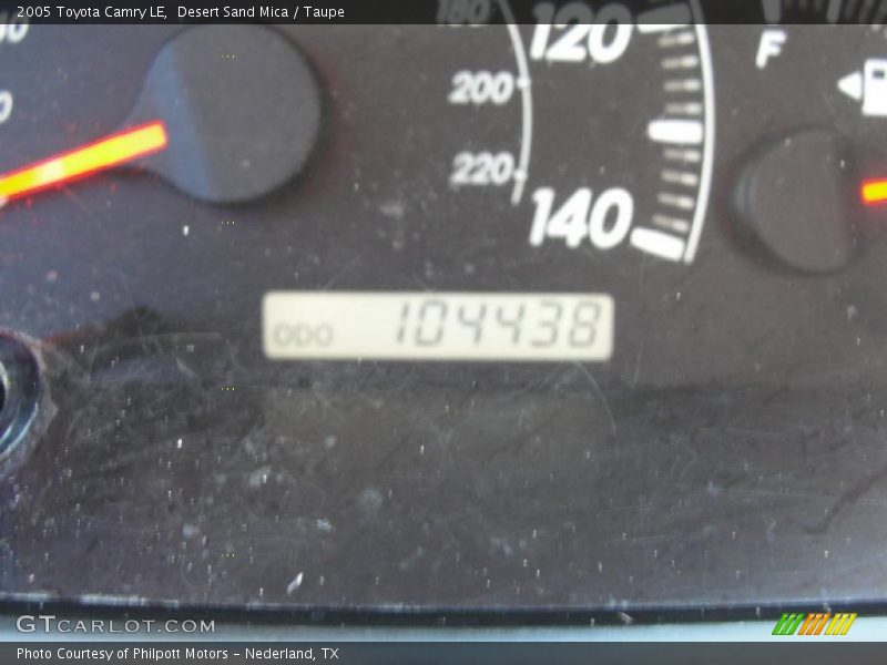 Desert Sand Mica / Taupe 2005 Toyota Camry LE