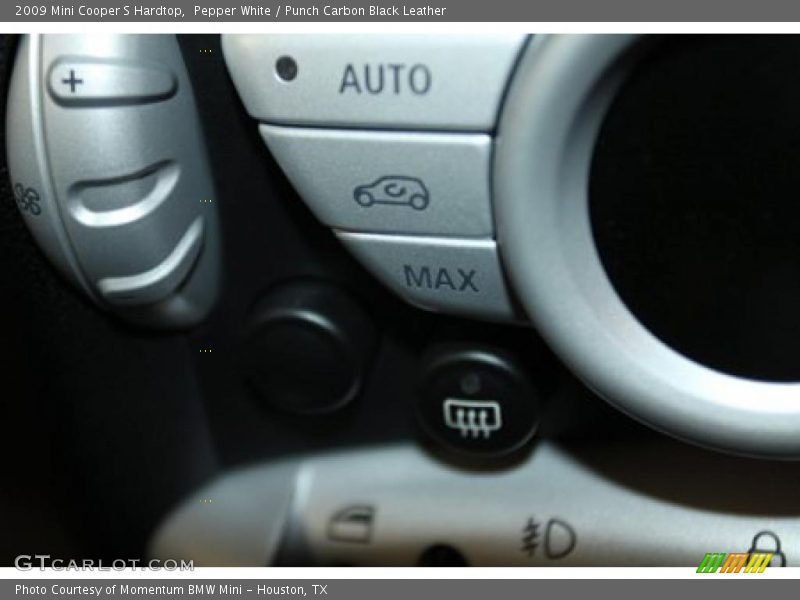 Pepper White / Punch Carbon Black Leather 2009 Mini Cooper S Hardtop