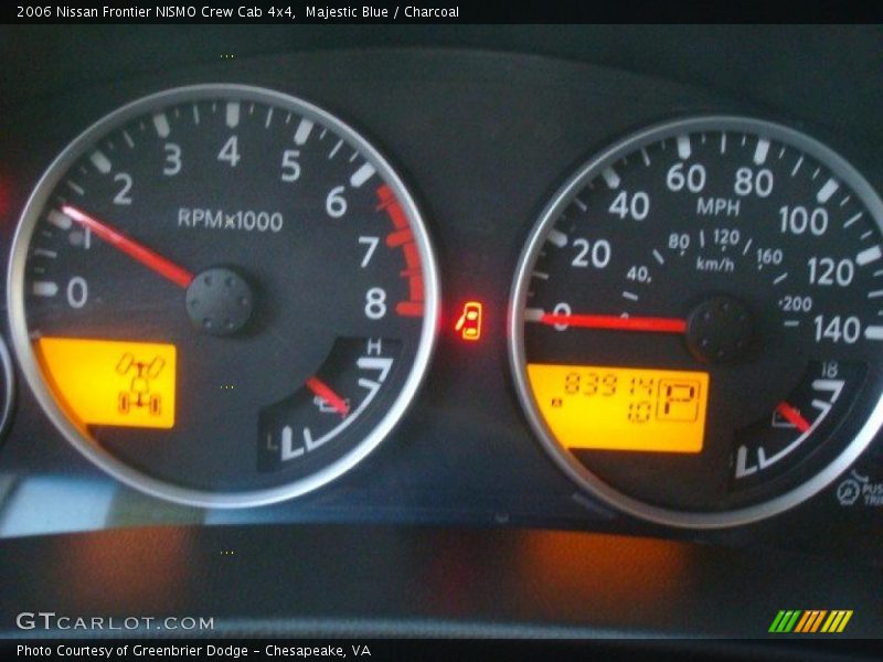  2006 Frontier NISMO Crew Cab 4x4 NISMO Crew Cab 4x4 Gauges