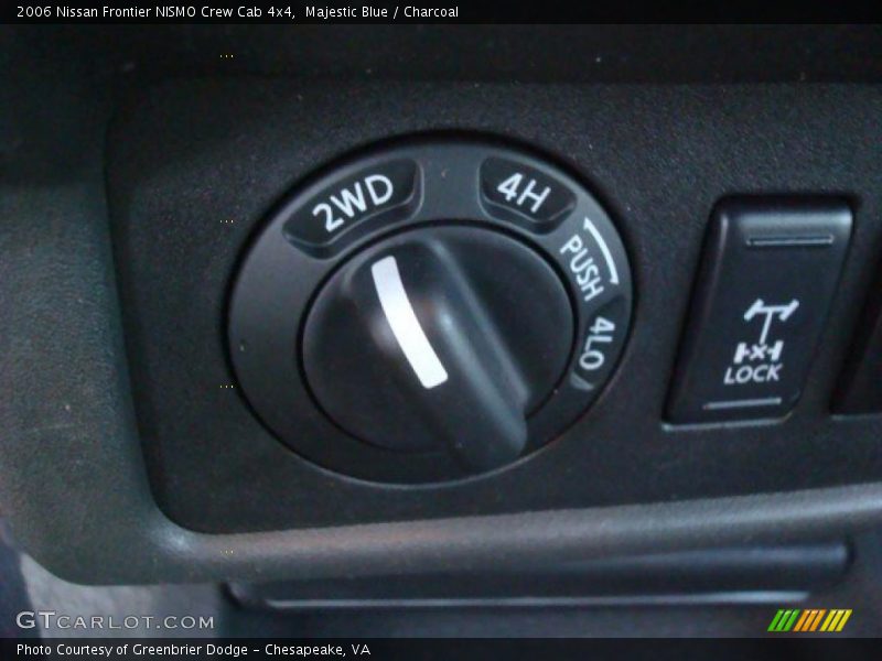 Controls of 2006 Frontier NISMO Crew Cab 4x4
