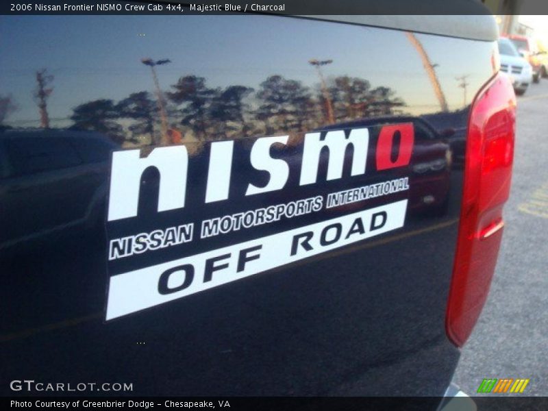  2006 Frontier NISMO Crew Cab 4x4 Logo