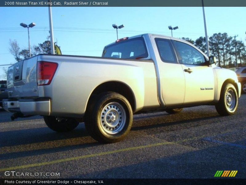 Radiant Silver / Charcoal 2008 Nissan Titan XE King Cab