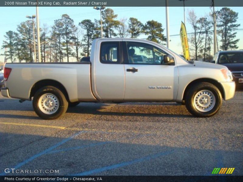 Radiant Silver / Charcoal 2008 Nissan Titan XE King Cab