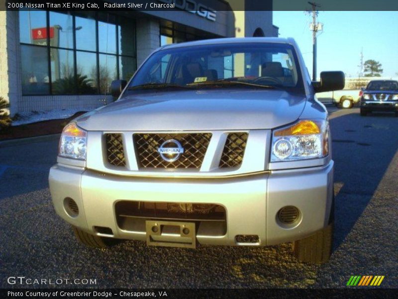 Radiant Silver / Charcoal 2008 Nissan Titan XE King Cab