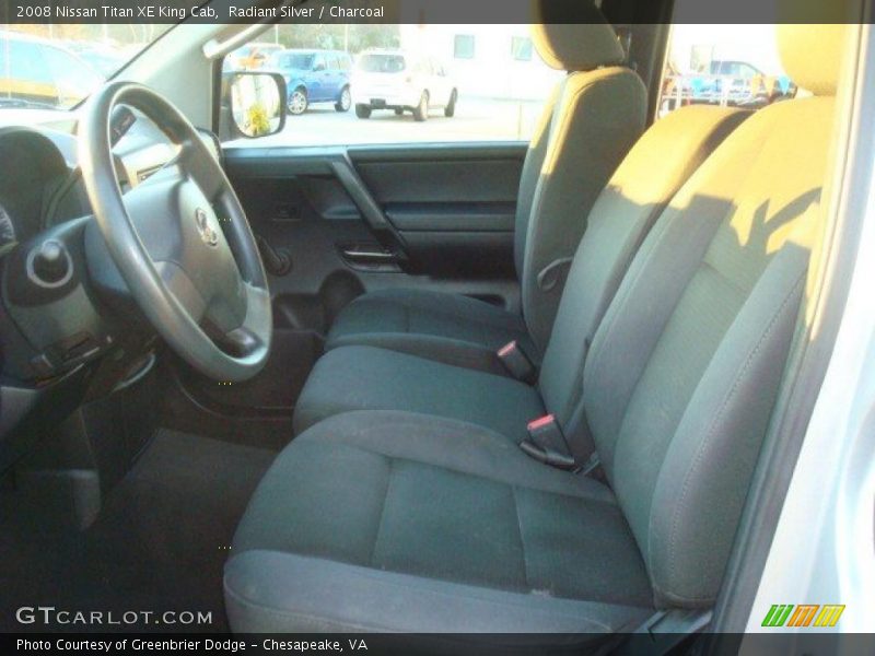 Radiant Silver / Charcoal 2008 Nissan Titan XE King Cab