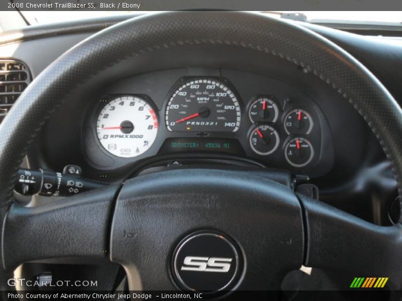 Black / Ebony 2008 Chevrolet TrailBlazer SS