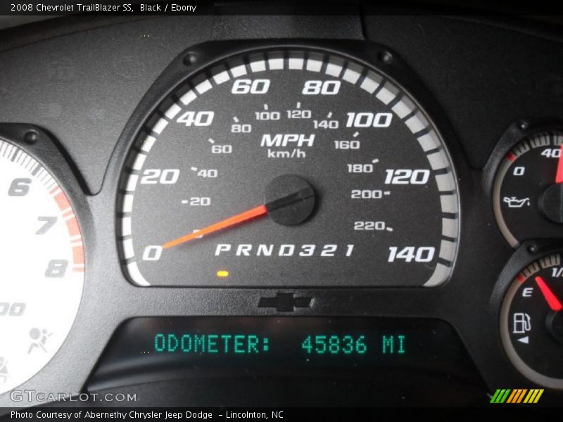 Black / Ebony 2008 Chevrolet TrailBlazer SS