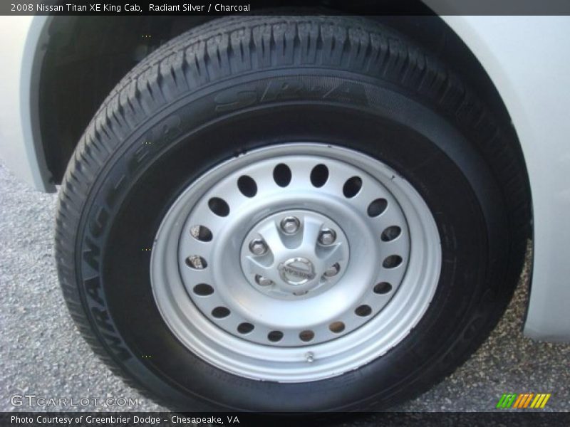 Radiant Silver / Charcoal 2008 Nissan Titan XE King Cab