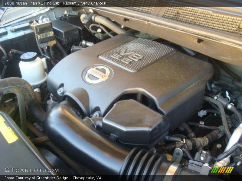 Radiant Silver / Charcoal 2008 Nissan Titan XE King Cab