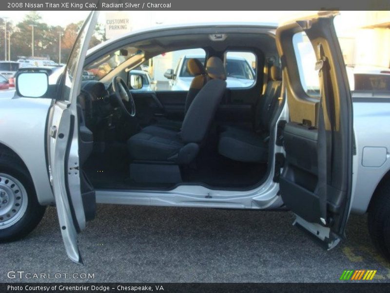Radiant Silver / Charcoal 2008 Nissan Titan XE King Cab