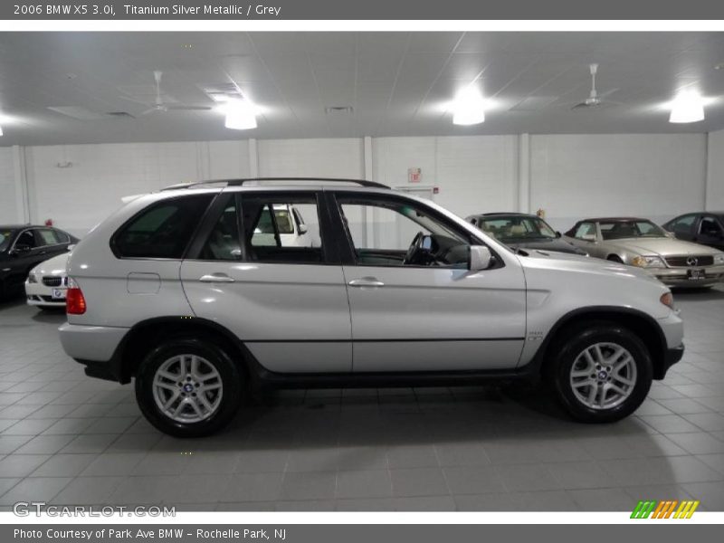 Titanium Silver Metallic / Grey 2006 BMW X5 3.0i
