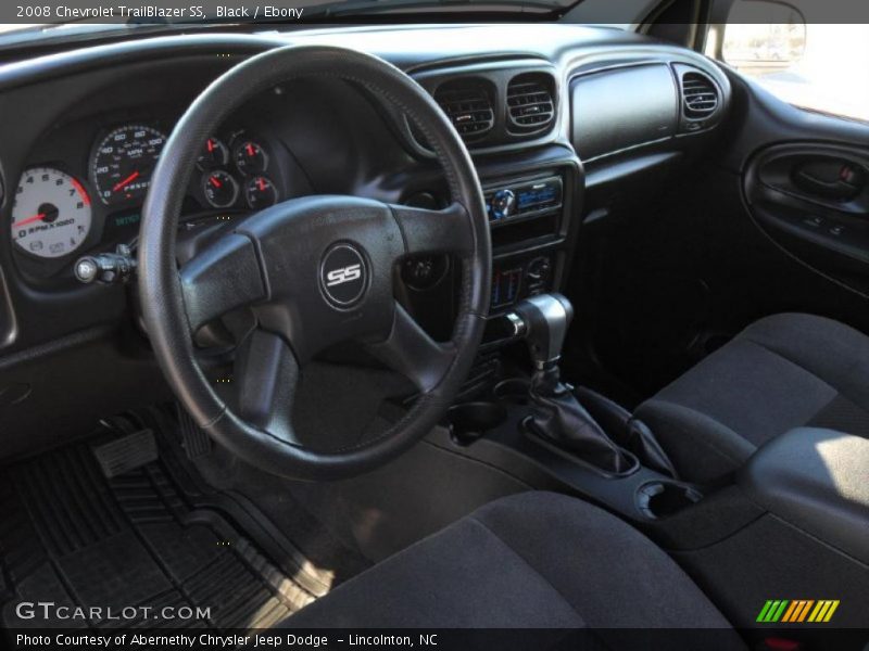 Ebony Interior - 2008 TrailBlazer SS 