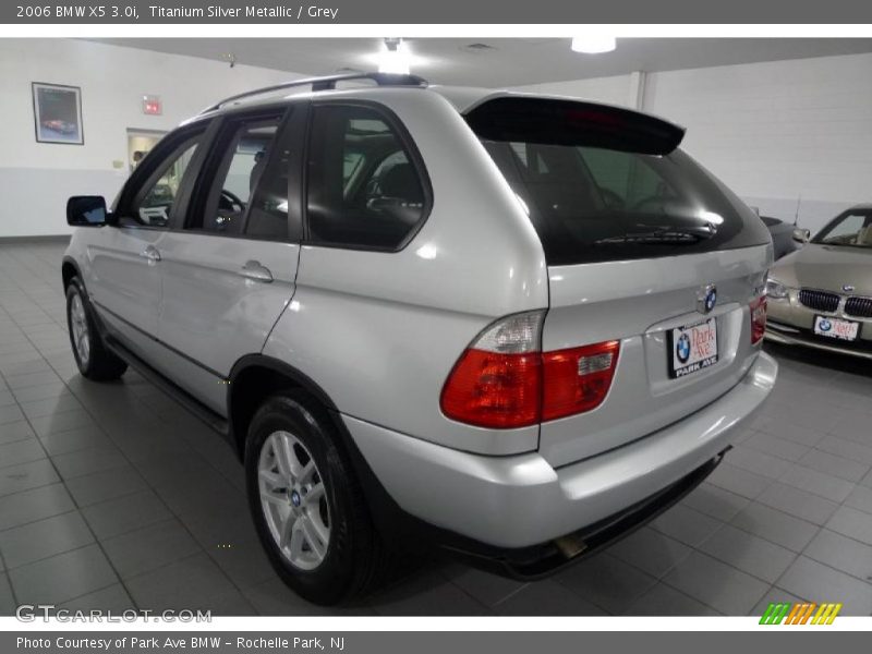 Titanium Silver Metallic / Grey 2006 BMW X5 3.0i