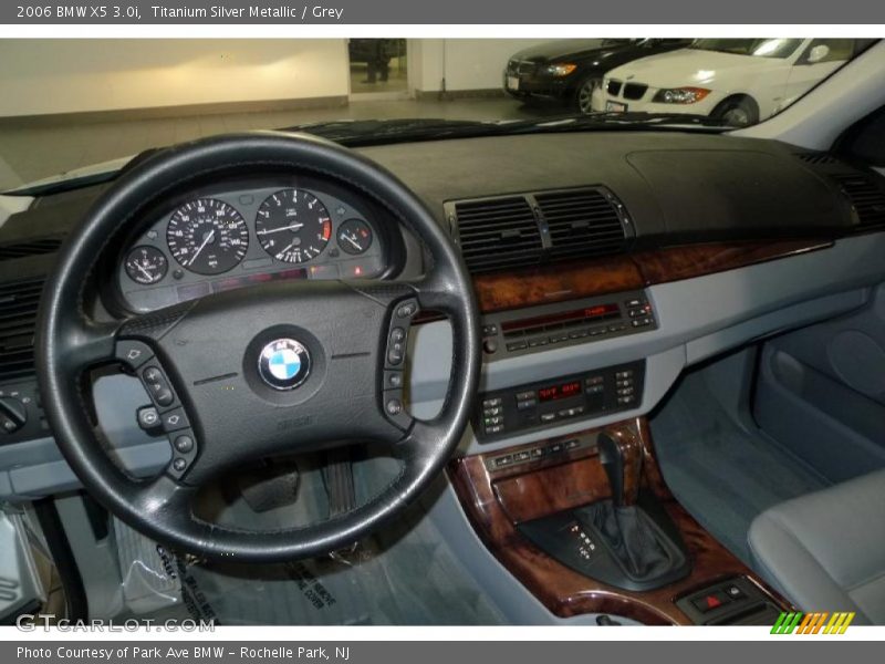 Titanium Silver Metallic / Grey 2006 BMW X5 3.0i