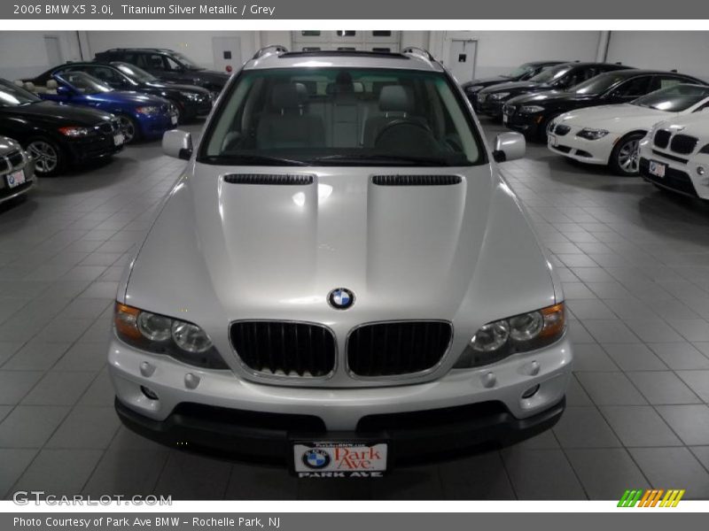 Titanium Silver Metallic / Grey 2006 BMW X5 3.0i