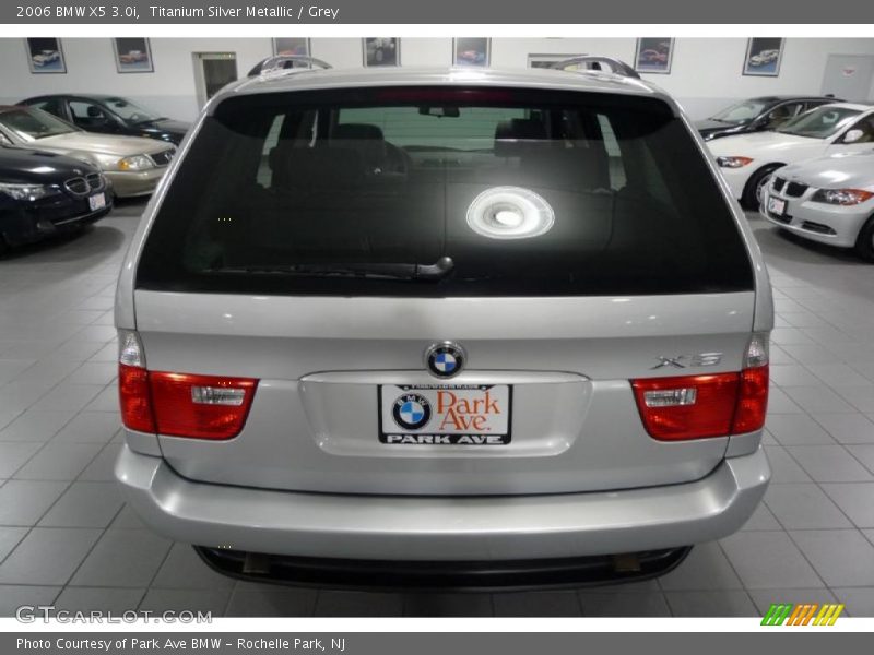 Titanium Silver Metallic / Grey 2006 BMW X5 3.0i