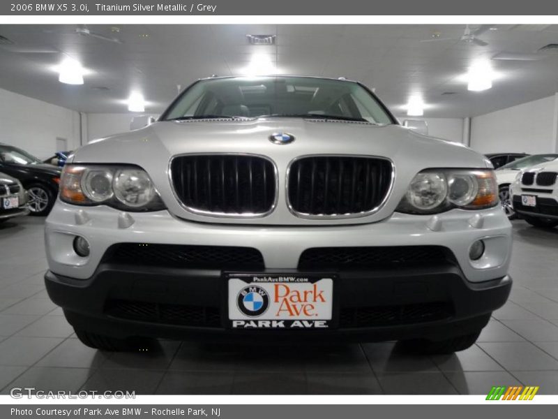 Titanium Silver Metallic / Grey 2006 BMW X5 3.0i