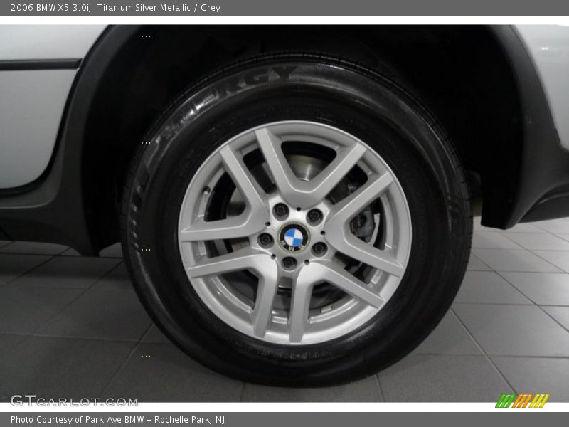 Titanium Silver Metallic / Grey 2006 BMW X5 3.0i