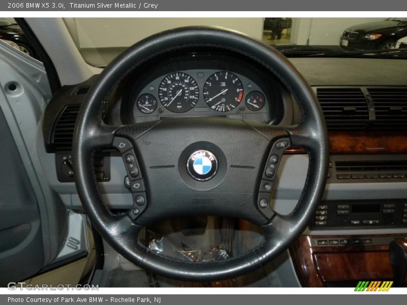 Titanium Silver Metallic / Grey 2006 BMW X5 3.0i