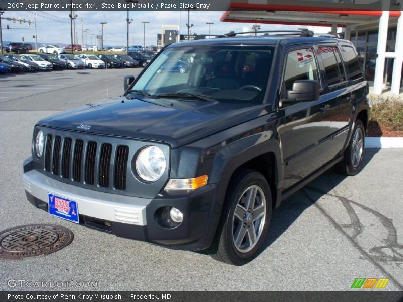 Steel Blue Metallic / Pastel Slate Gray 2007 Jeep Patriot Limited 4x4