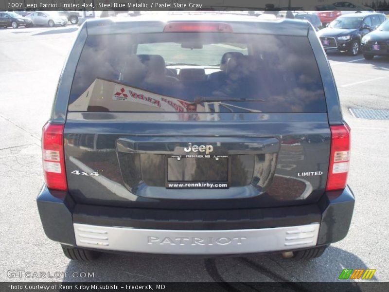 Steel Blue Metallic / Pastel Slate Gray 2007 Jeep Patriot Limited 4x4