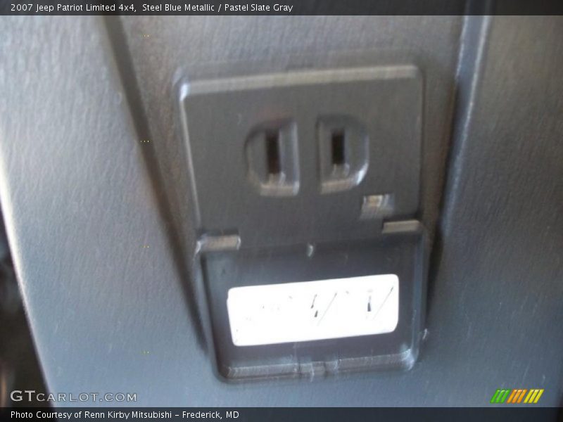 Steel Blue Metallic / Pastel Slate Gray 2007 Jeep Patriot Limited 4x4