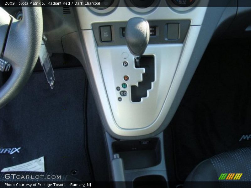 Radiant Red / Dark Charcoal 2009 Toyota Matrix S