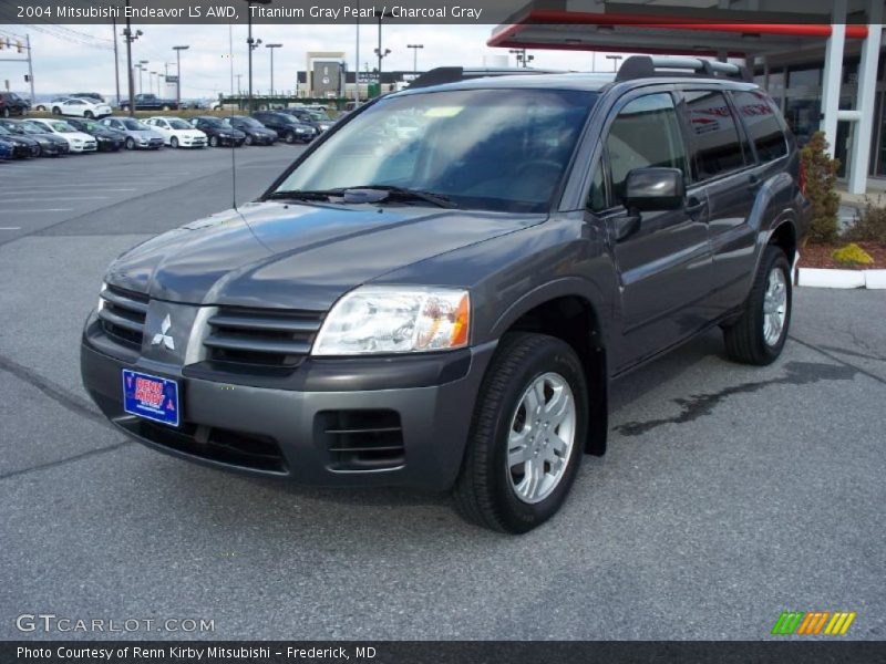 Titanium Gray Pearl / Charcoal Gray 2004 Mitsubishi Endeavor LS AWD