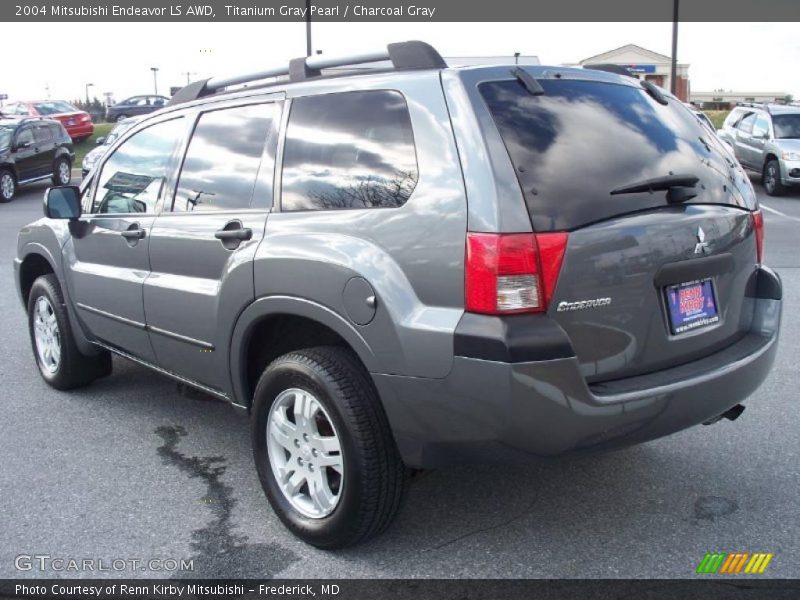 Titanium Gray Pearl / Charcoal Gray 2004 Mitsubishi Endeavor LS AWD