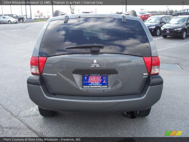 Titanium Gray Pearl / Charcoal Gray 2004 Mitsubishi Endeavor LS AWD