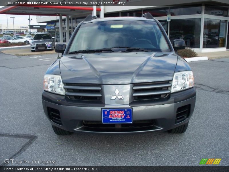 Titanium Gray Pearl / Charcoal Gray 2004 Mitsubishi Endeavor LS AWD