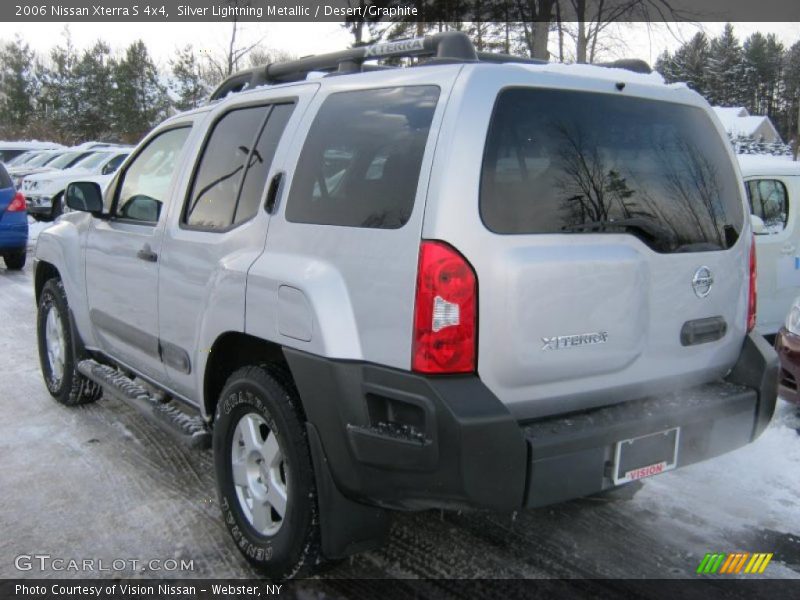 Silver Lightning Metallic / Desert/Graphite 2006 Nissan Xterra S 4x4
