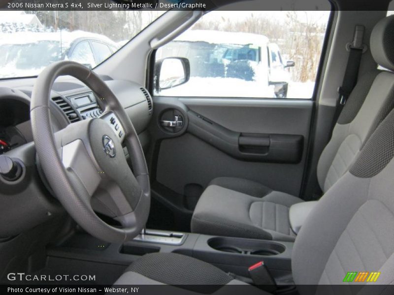 Silver Lightning Metallic / Desert/Graphite 2006 Nissan Xterra S 4x4