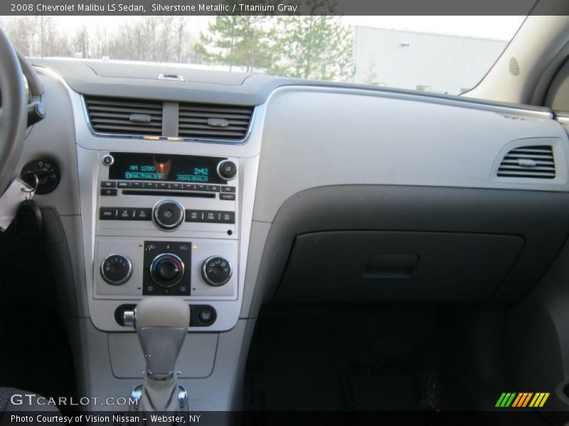Silverstone Metallic / Titanium Gray 2008 Chevrolet Malibu LS Sedan