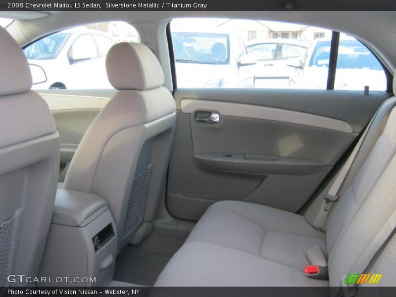 Silverstone Metallic / Titanium Gray 2008 Chevrolet Malibu LS Sedan