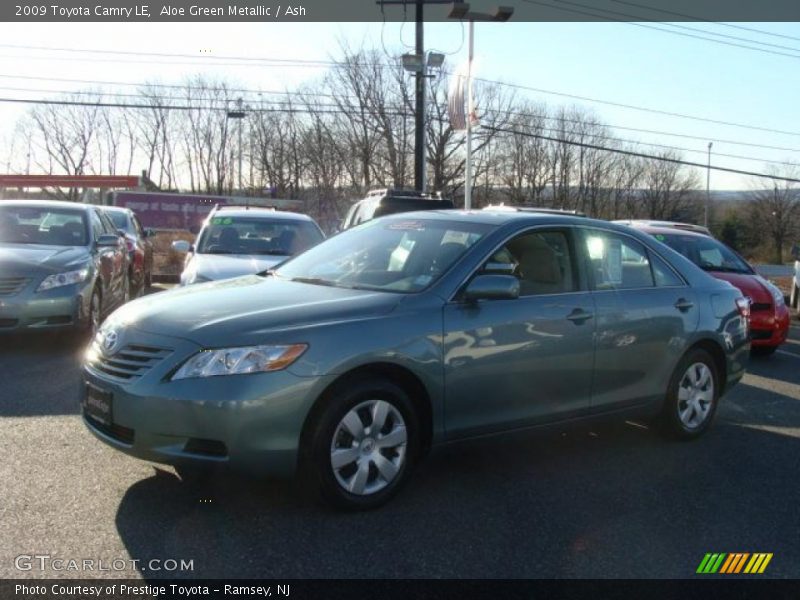 Aloe Green Metallic / Ash 2009 Toyota Camry LE