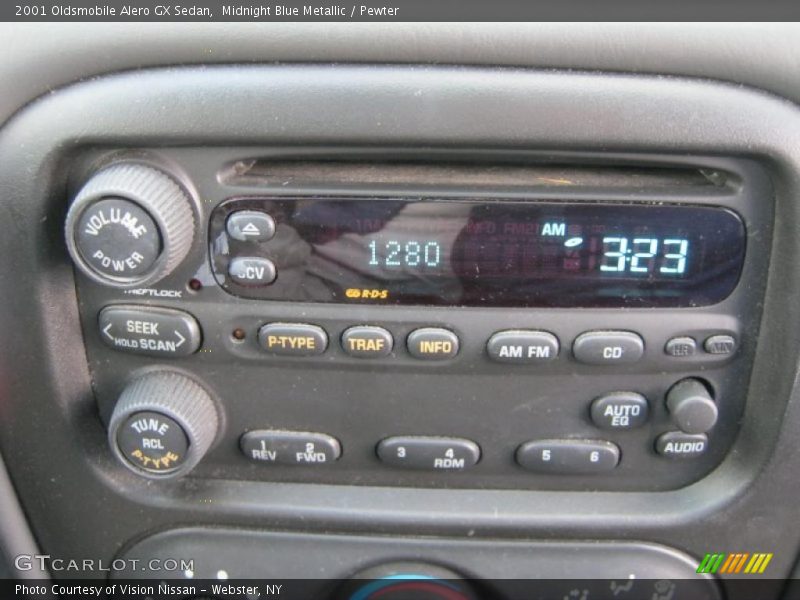 Midnight Blue Metallic / Pewter 2001 Oldsmobile Alero GX Sedan