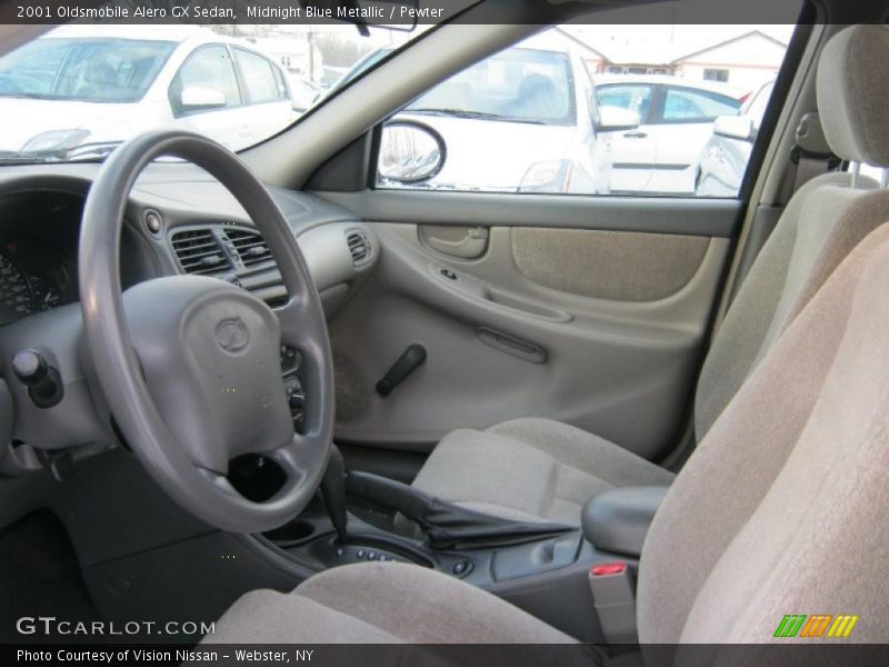  2001 Alero GX Sedan Pewter Interior
