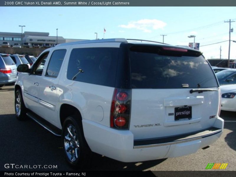 Summit White / Cocoa/Light Cashmere 2008 GMC Yukon XL Denali AWD