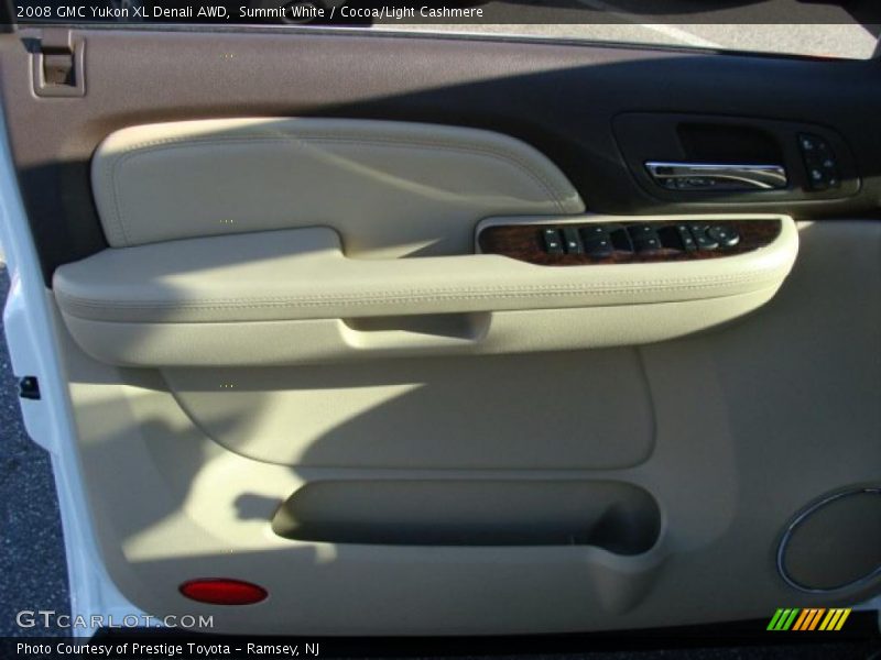 Summit White / Cocoa/Light Cashmere 2008 GMC Yukon XL Denali AWD