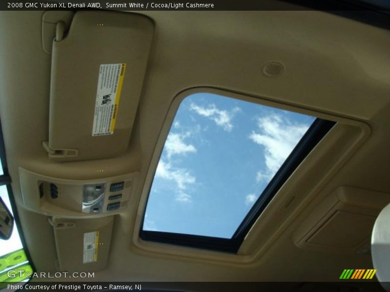 Summit White / Cocoa/Light Cashmere 2008 GMC Yukon XL Denali AWD