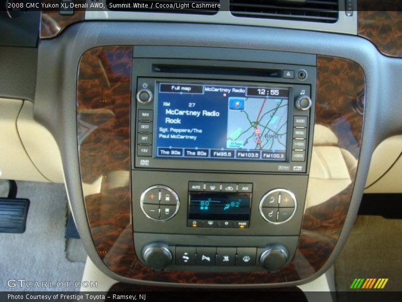Summit White / Cocoa/Light Cashmere 2008 GMC Yukon XL Denali AWD