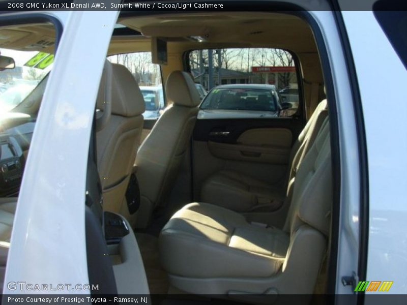 Summit White / Cocoa/Light Cashmere 2008 GMC Yukon XL Denali AWD